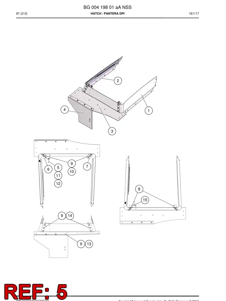BG00419869a BG 004 198 69a Pin, Locking - Sandvik Technical Drawing