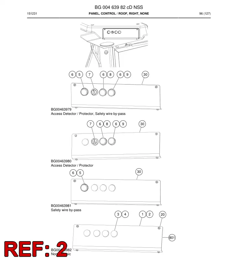 BG00427179b BG 004 271 79b Decal - Sandvik Technical Drawing