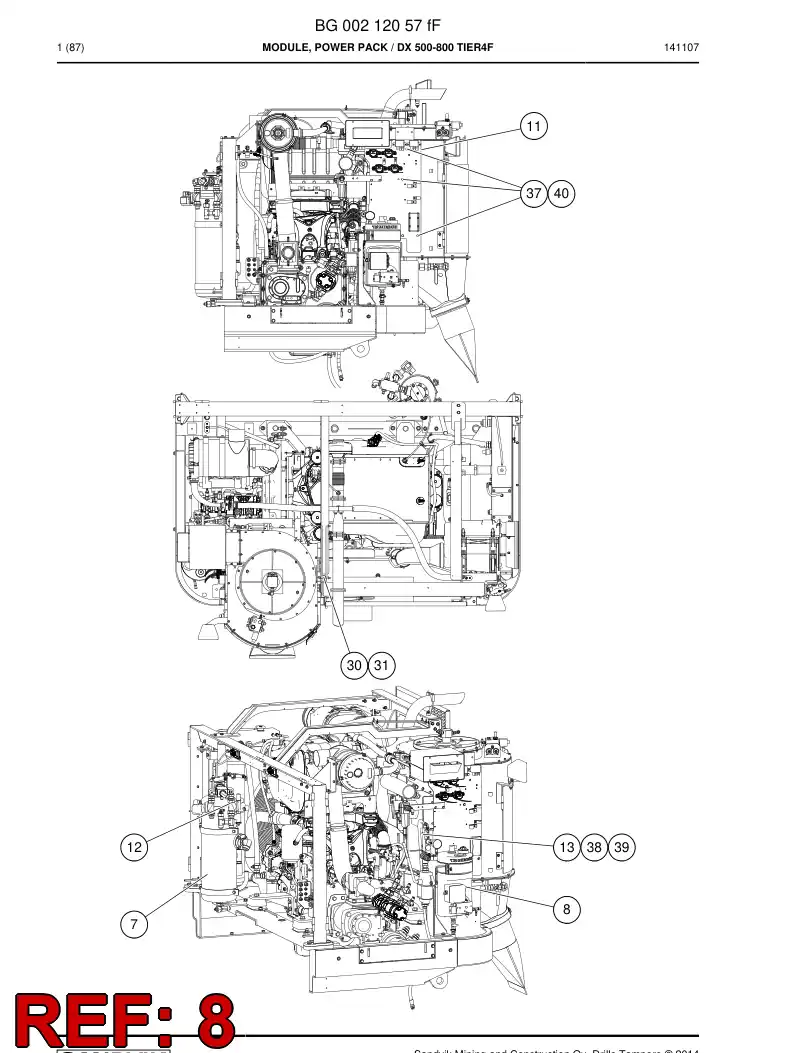 BG00431682a BG 004 316 82a Lubrication, Shank - Sandvik Technical Drawing