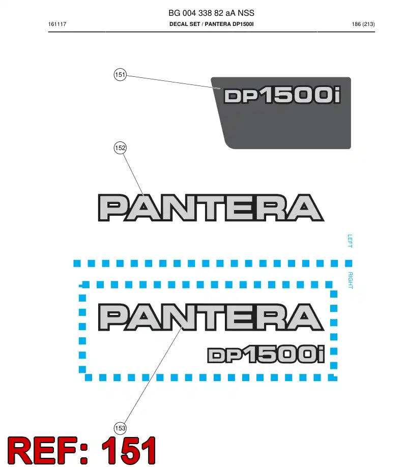BG00433942a BG 004 339 42a Decal - Sandvik Technical Drawing