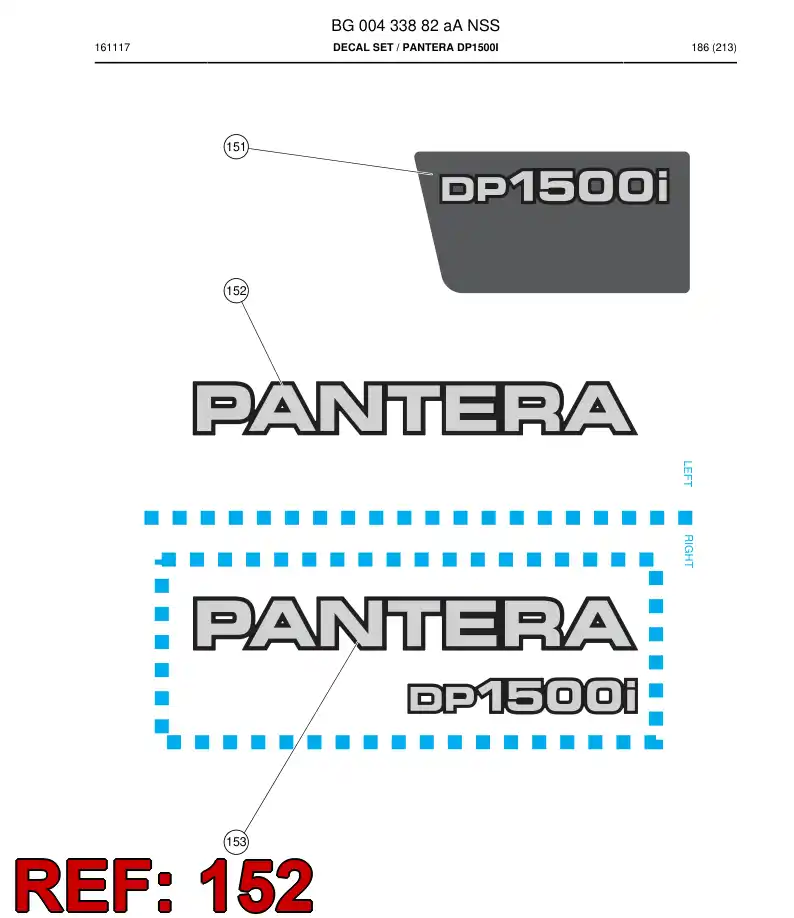 BG00433947a BG 004 339 47a Decal - Sandvik Technical Drawing