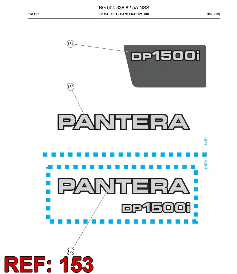 BG00433948a BG 004 339 48a Decal - Sandvik Technical Drawing