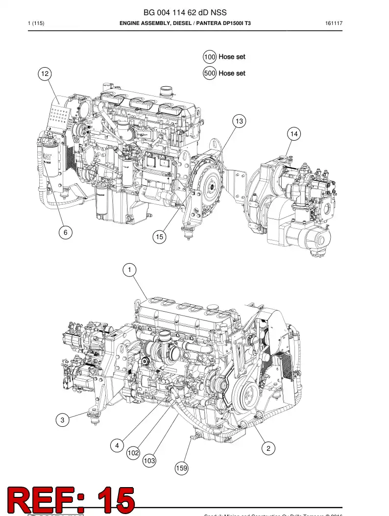 BG00436817b BG 004 368 17b Bracket - Sandvik Technical Drawing