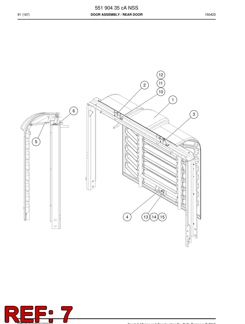 BG00442404a BG 004 424 04a Plate - Sandvik Technical Drawing