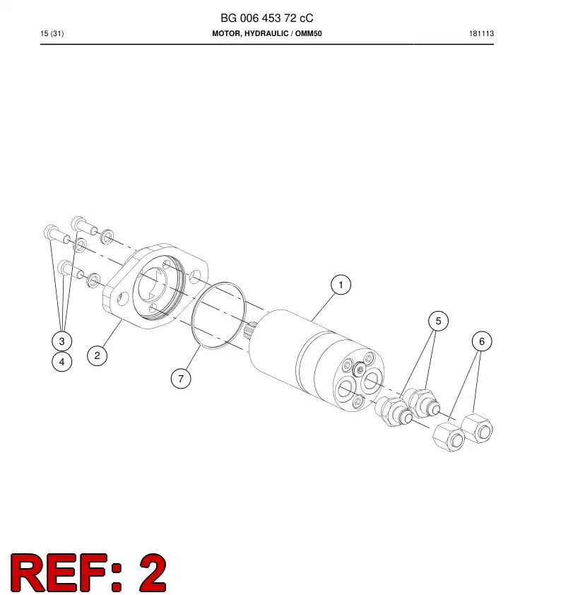 BG00471169c BG 004 711 69c Flange - Sandvik Technical Drawing