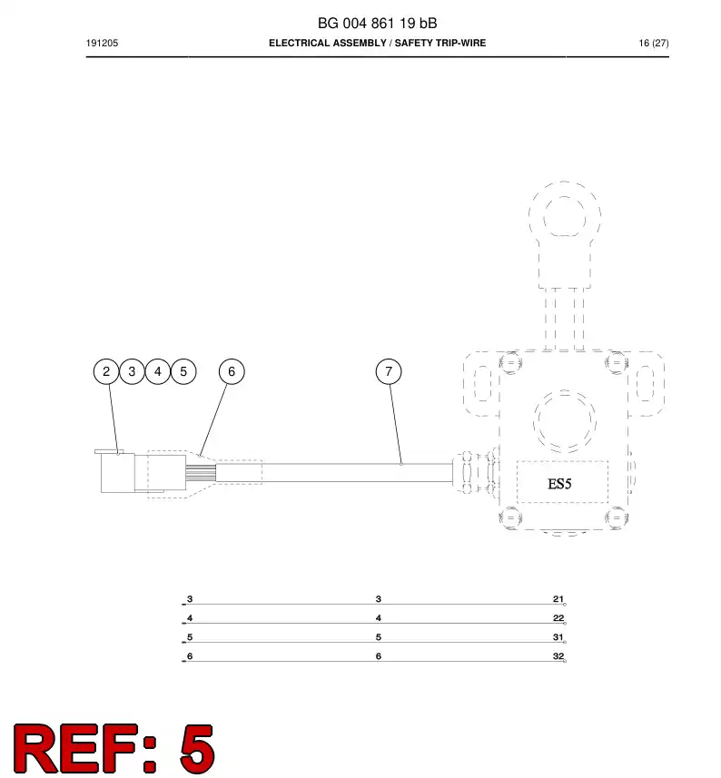 BG00472984a BG 004 729 84a Accessories, Connector - Sandvik Technical Drawing