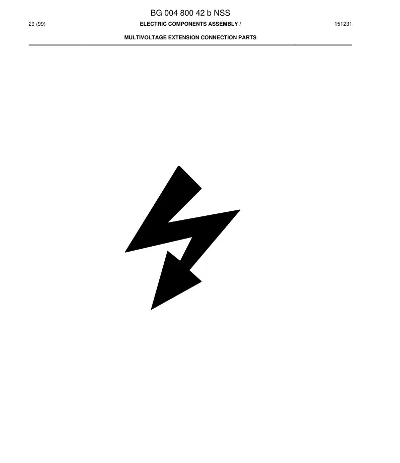 BG00480042b BG 004 800 42b Electric Components Assembly - Sandvik Technical Drawing