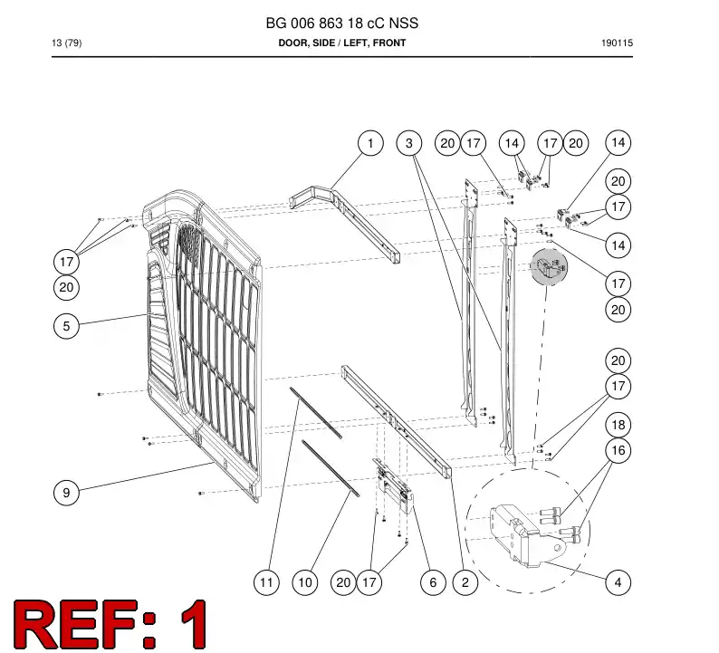 BG00481806b BG 004 818 06b Beam - Sandvik Technical Drawing