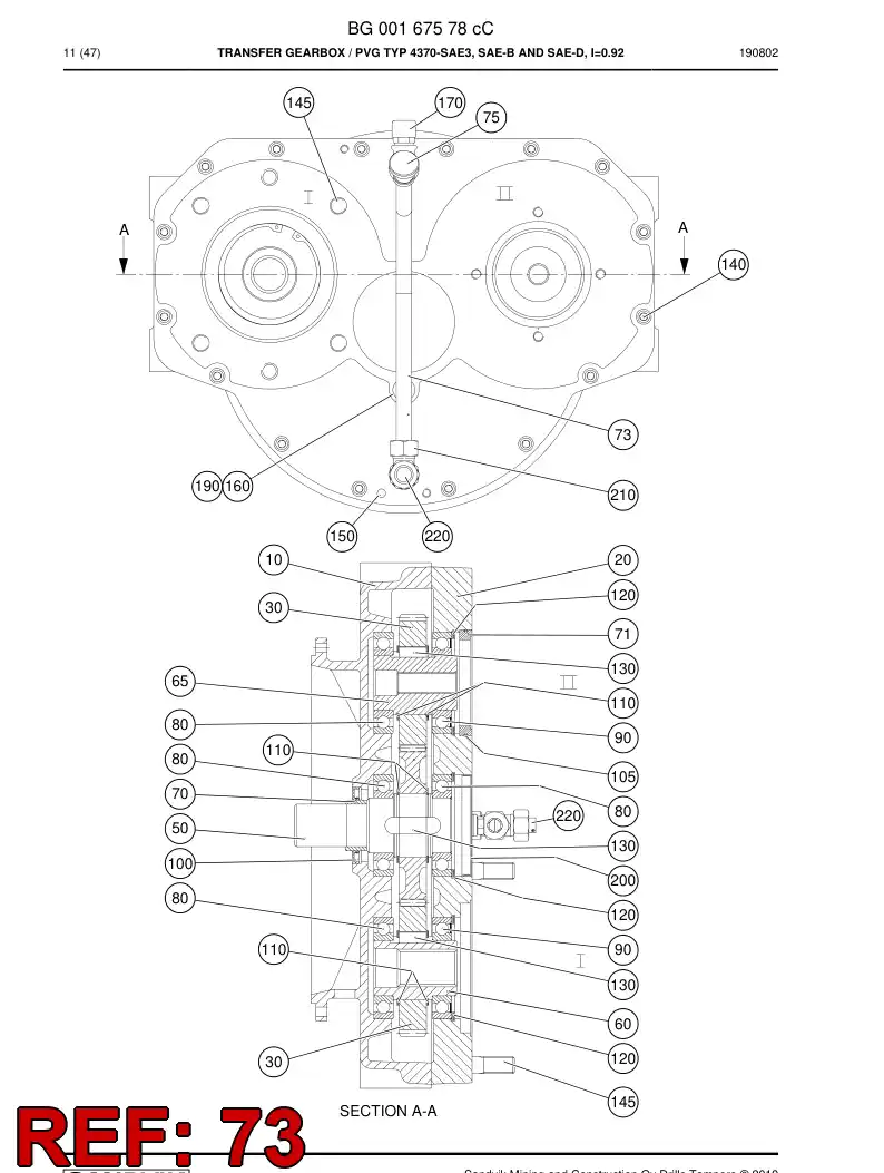 BG00485293a BG 004 852 93a Tube - Sandvik Technical Drawing