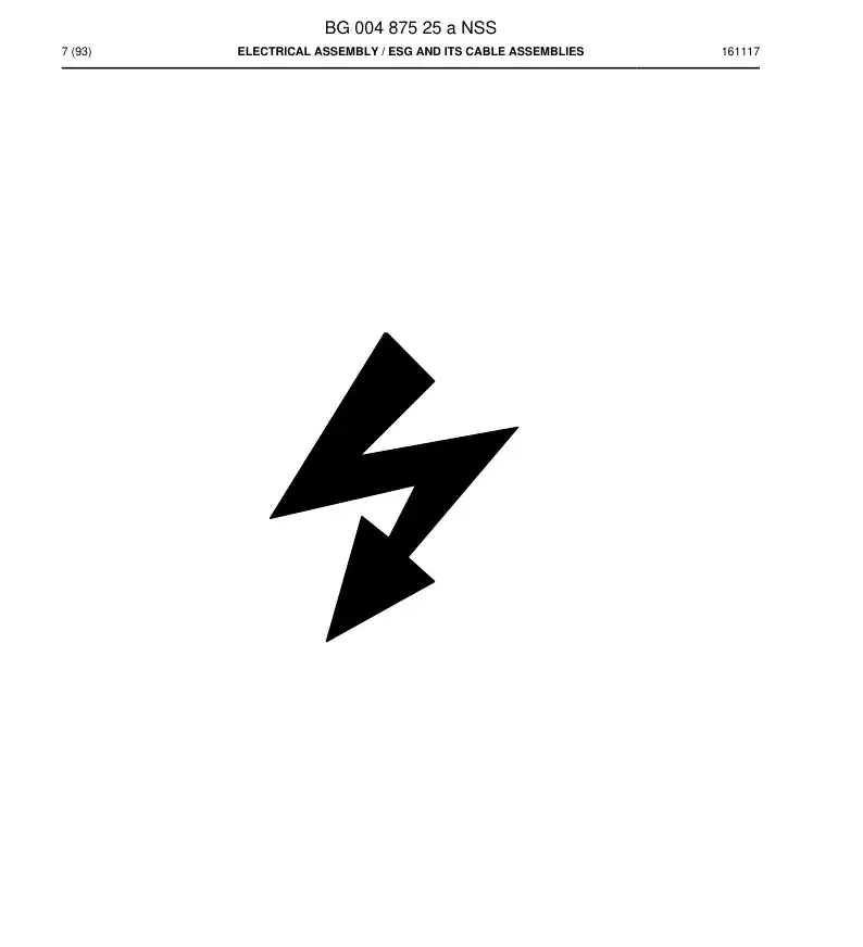 BG00487525a BG 004 875 25a Electrical Assembly - Sandvik Technical Drawing