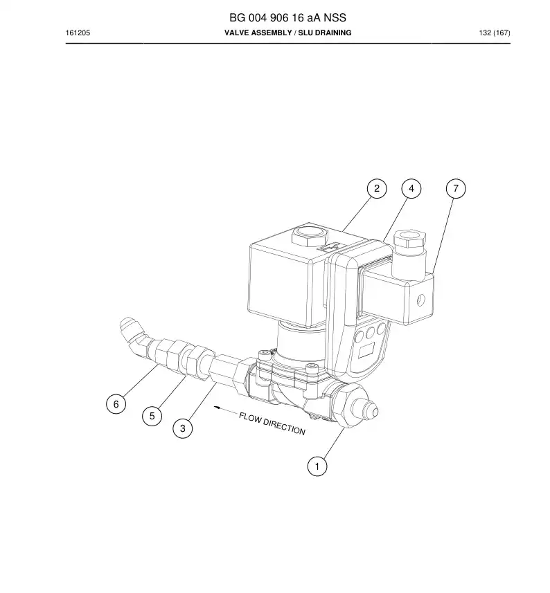 BG00490616a BG 004 906 16a Valve assembly - Sandvik Technical Drawing