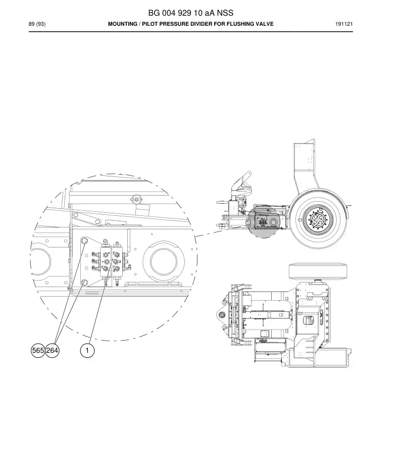 BG00492910a BG 004 929 10a Mounting - Sandvik Technical Drawing