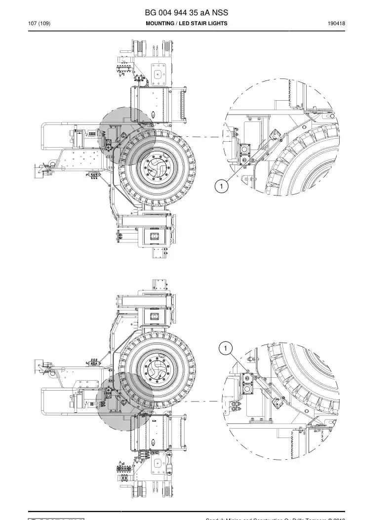 BG00494435a BG 004 944 35a Mounting - Sandvik Technical Drawing