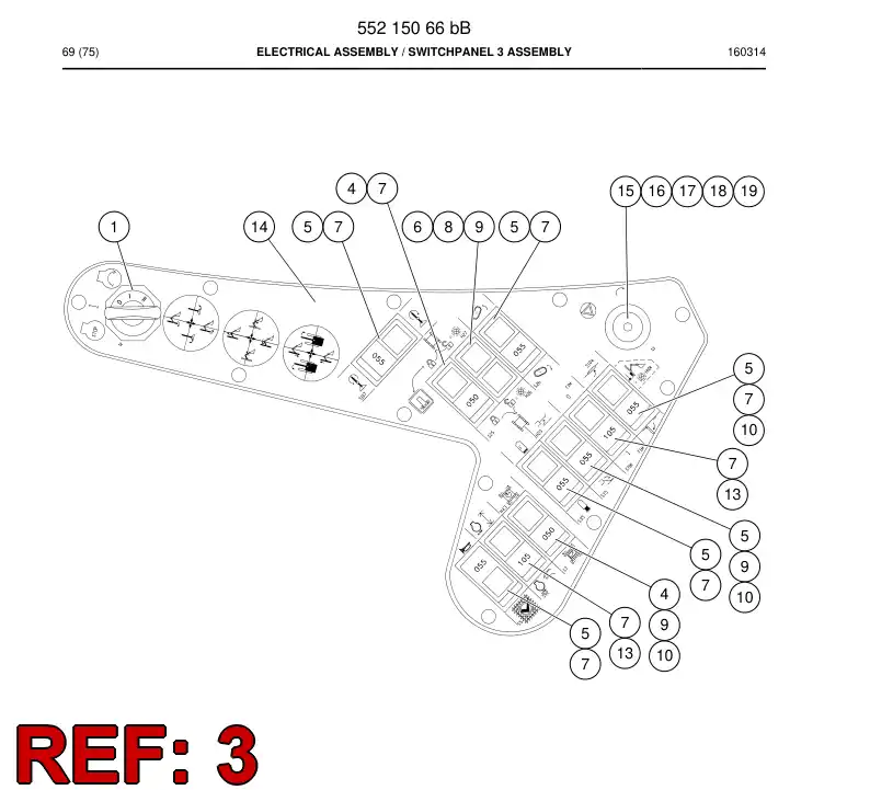 BG00497687a BG 004 976 87a Label, Identification - Sandvik Technical Drawing