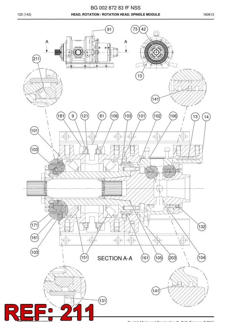 BG00499278a BG 004 992 78a Screw - Sandvik Technical Drawing