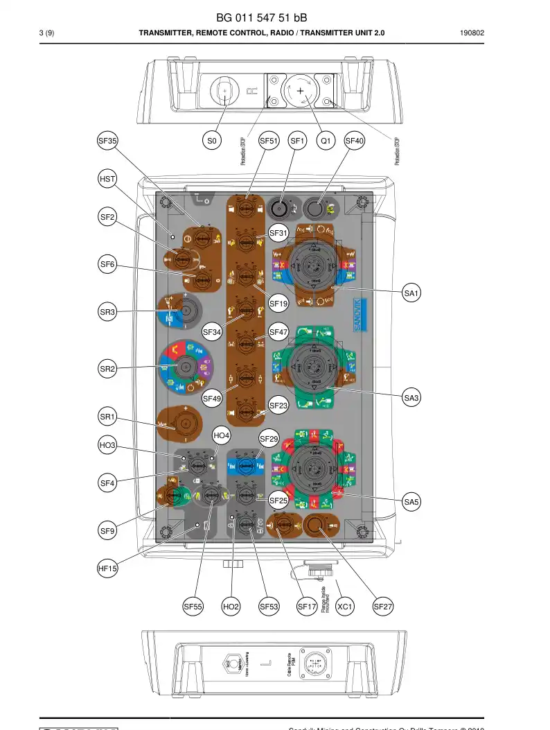 BG00499517a BG 004 995 17a Accessories - Sandvik Technical Drawing