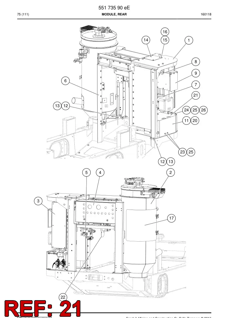 BG00500290c BG 005 002 90c Plate - Sandvik Technical Drawing