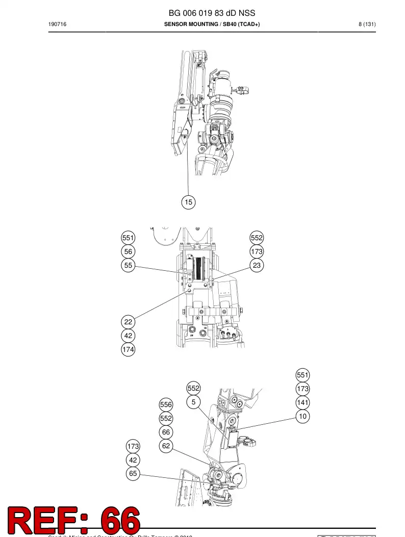 BG00501881a BG 005 018 81a Plate - Sandvik Technical Drawing