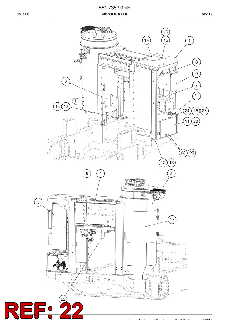 BG00504030a BG 005 040 30a Bracket - Sandvik Technical Drawing