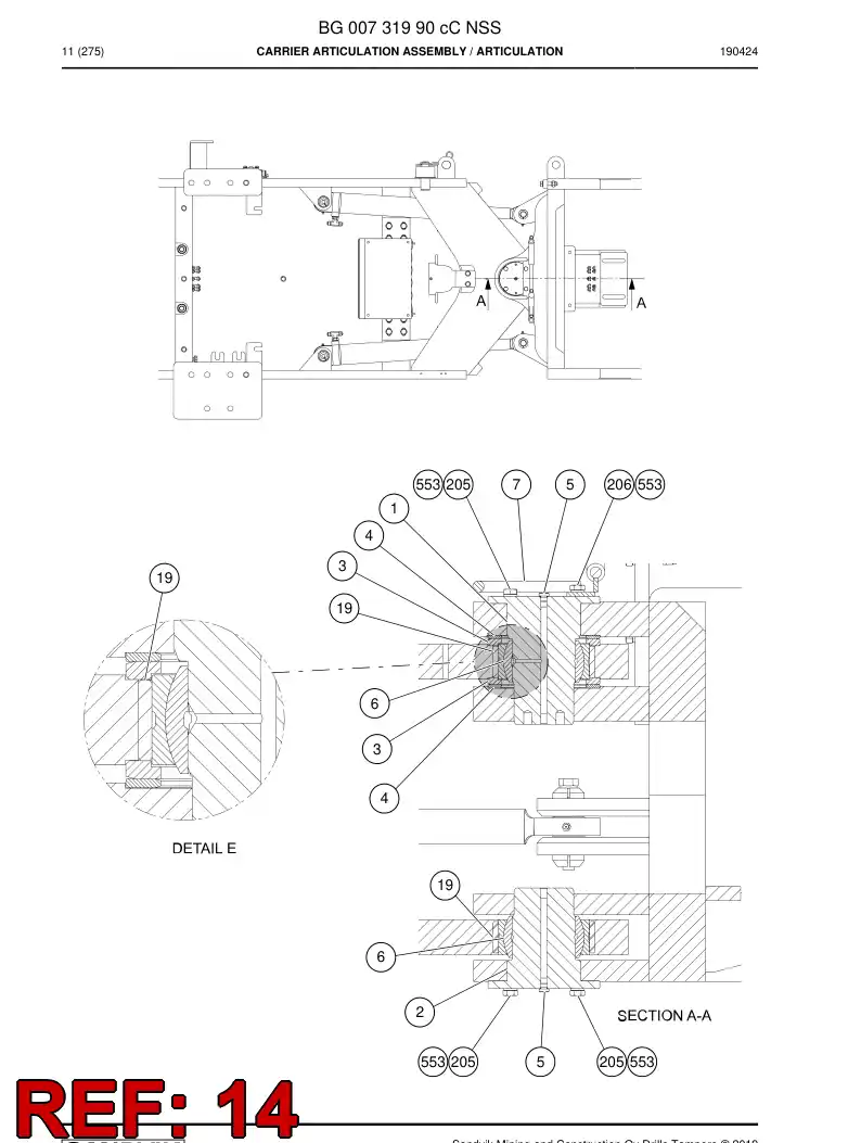 BG00505688b BG 005 056 88b Sleeve - Sandvik Technical Drawing