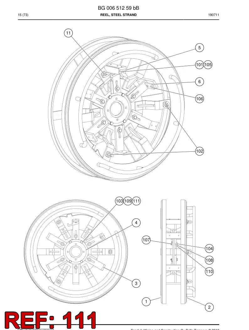 BG00509414a BG 005 094 14a Holder - Sandvik Technical Drawing