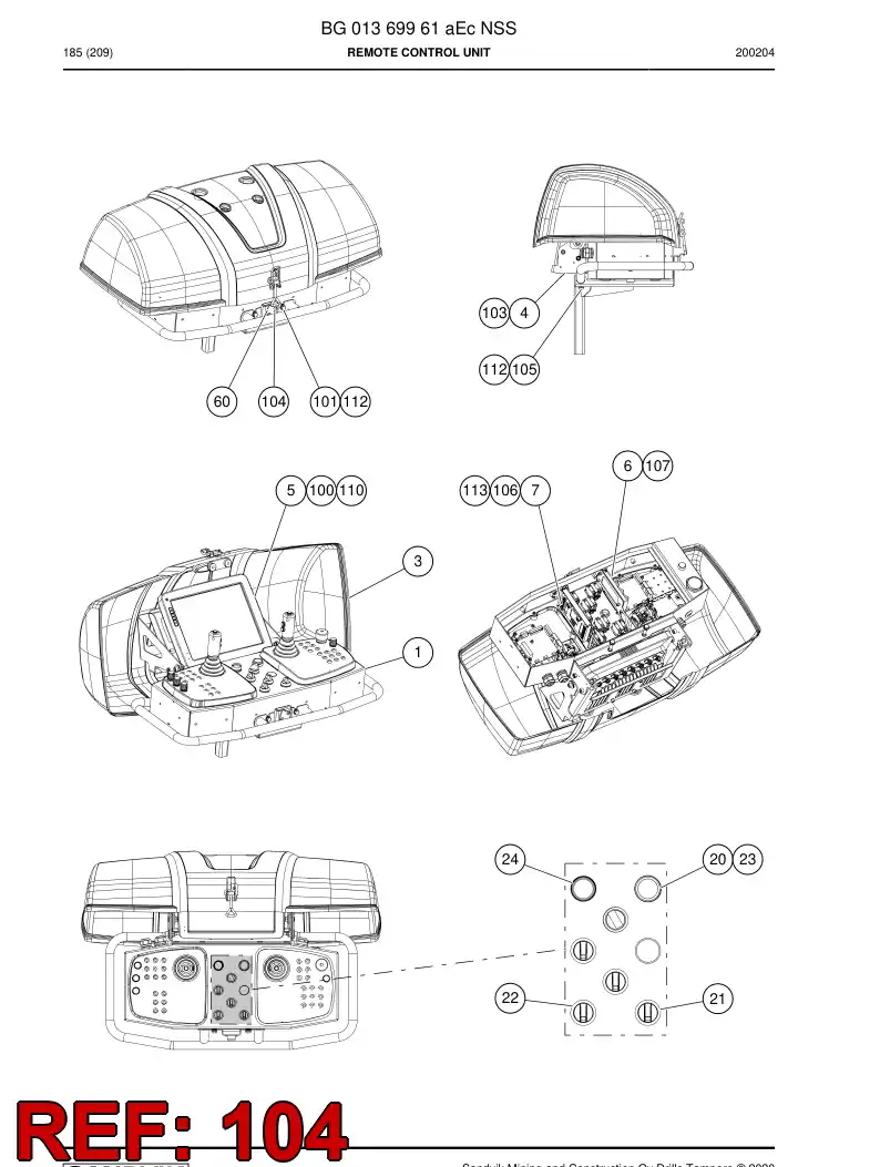 BG00510279a BG 005 102 79a Screw, Socket Head, Countersunk, Hexagon - Sandvik Technical Drawing