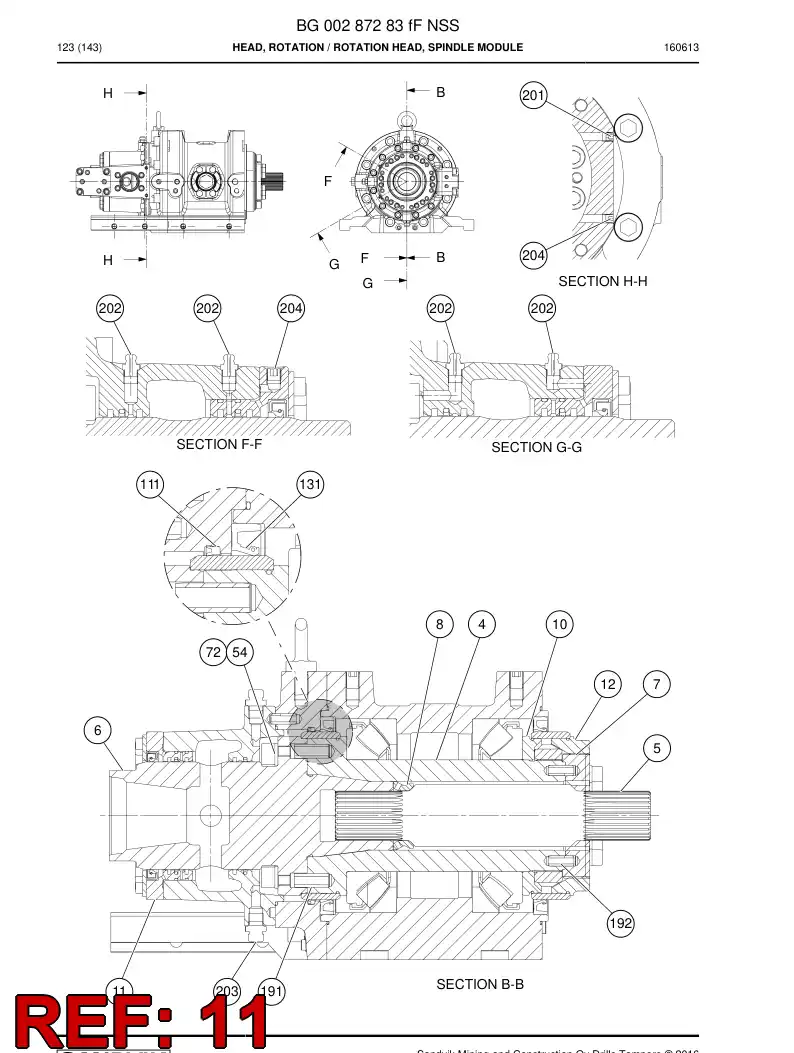 BG00514309b BG 005 143 09b Cover - Sandvik Technical Drawing