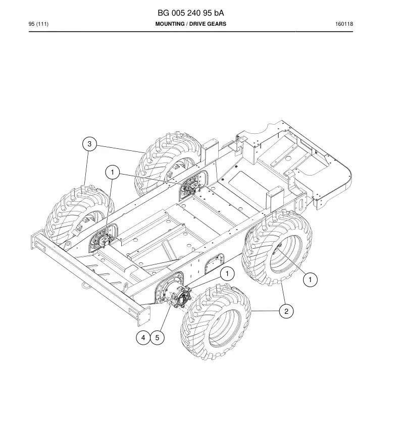 BG00524095b BG 005 240 95b Mounting - Sandvik Technical Drawing
