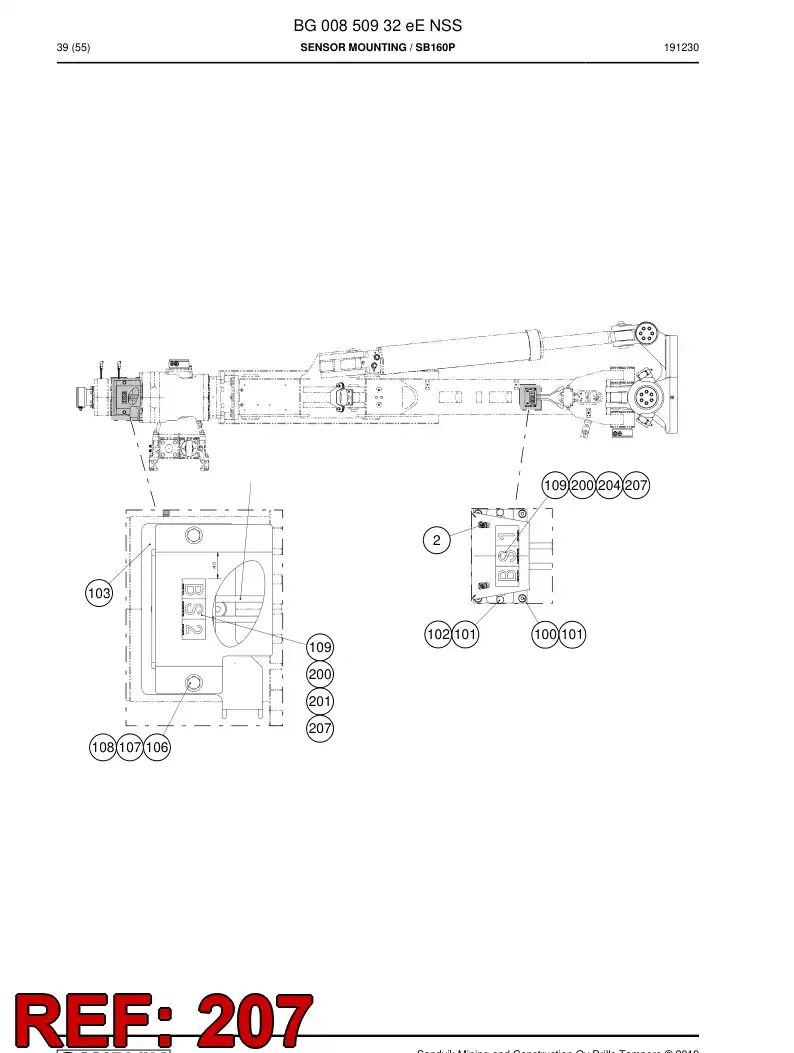 BG00527587a BG 005 275 87a Sign - Sandvik Technical Drawing