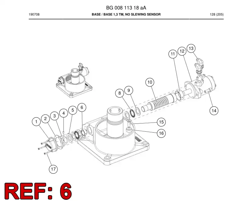 BG00534990a BG 005 349 90a Bushing - Sandvik Technical Drawing