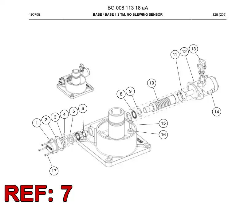 BG00535006a BG 005 350 06a Base - Sandvik Technical Drawing