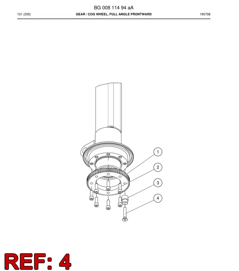 BG00535022a BG 005 350 22a Screw - Sandvik Technical Drawing