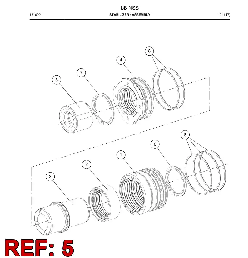 BG00535736c BG 005 357 36c Chuck - Sandvik Technical Drawing