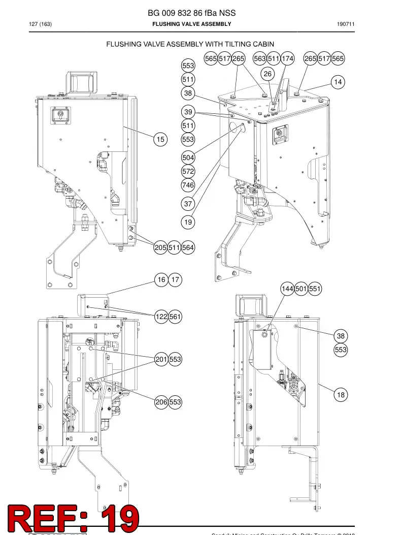 BG00542451d BG 005 424 51d Plate - Sandvik Technical Drawing