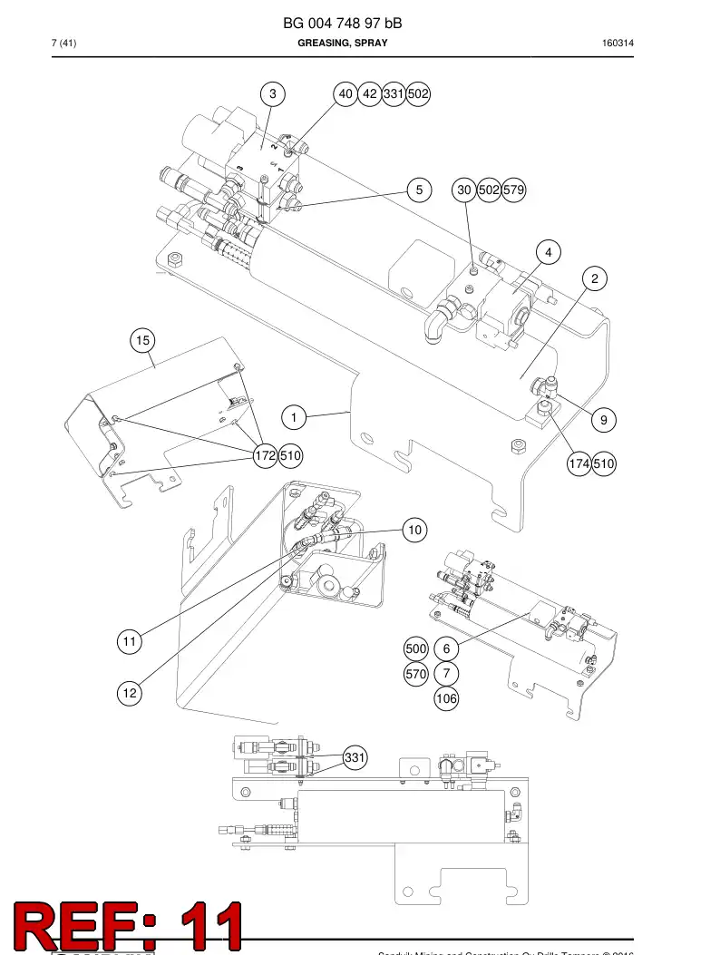 BG00546980a BG 005 469 80a Adapter - Sandvik Technical Drawing