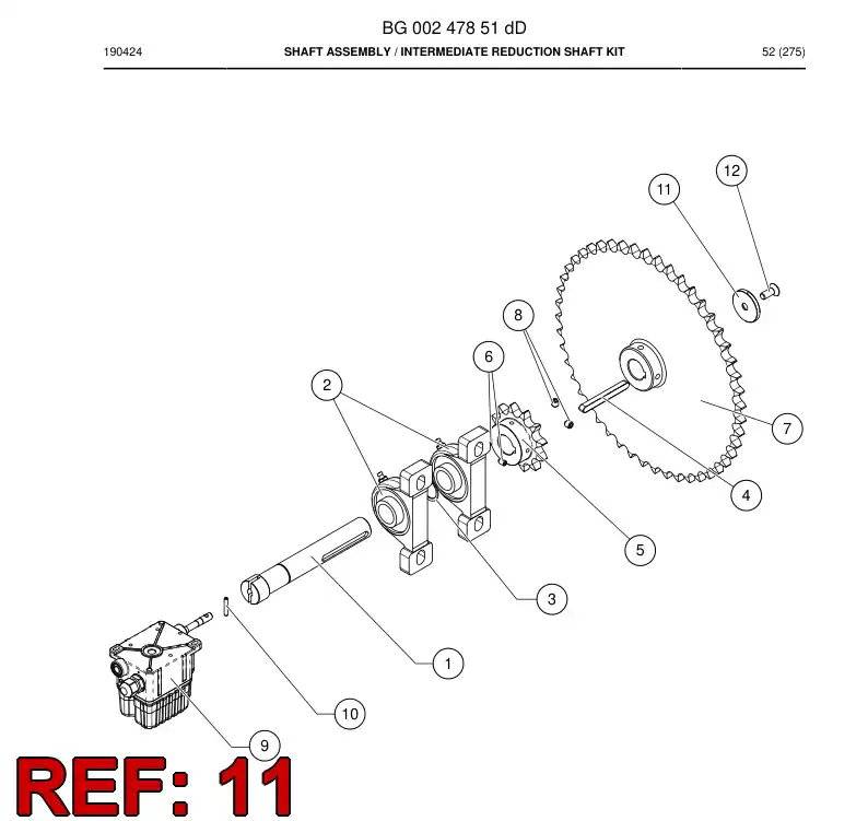BG00550301a BG 005 503 01a Lock Washer - Sandvik Technical Drawing