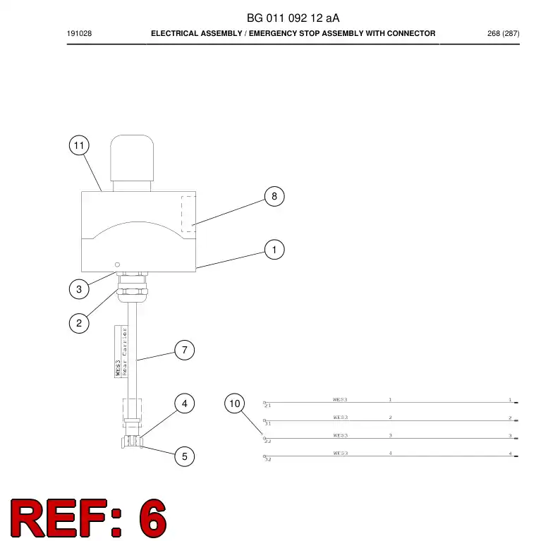 BG00558074a BG 005 580 74a Tube, Shrink - Sandvik Technical Drawing