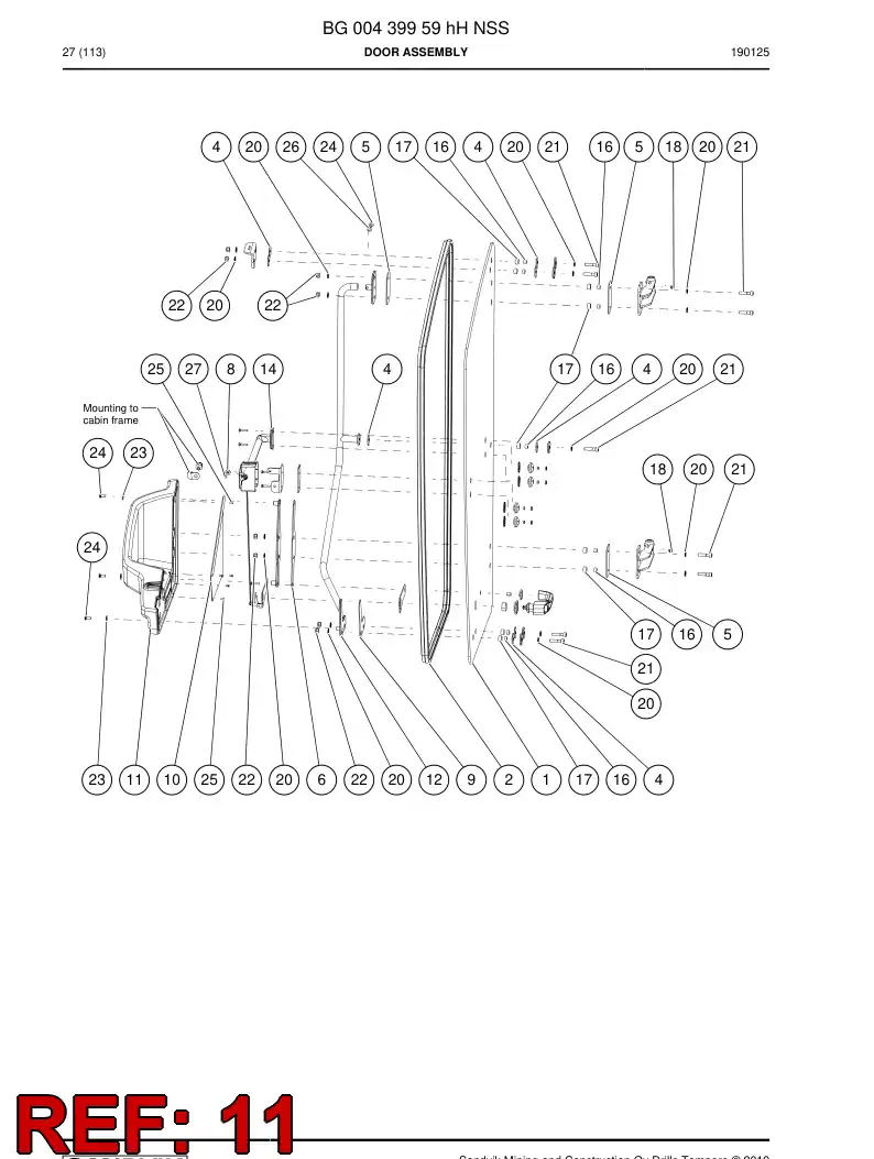 BG00558196a BG 005 581 96a PRING - Sandvik Technical Drawing