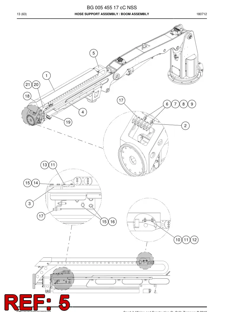 BG00558294a BG 005 582 94a Chain, Energy Transfer - Sandvik Technical Drawing