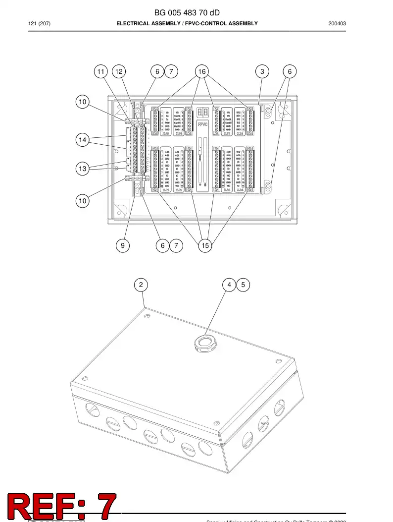 BG00559819b BG 005 598 19b Screw, Adjusting - Sandvik Technical Drawing