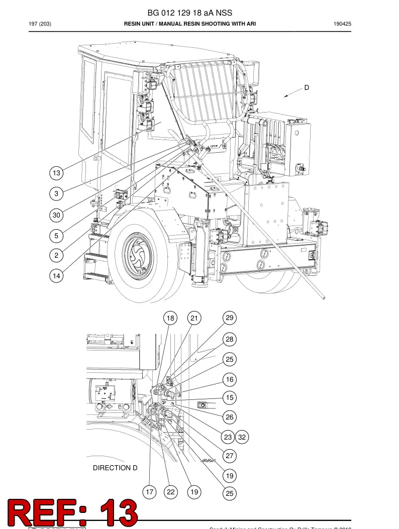 BG00563260b BG 005 632 60b Window, Front - Sandvik Technical Drawing