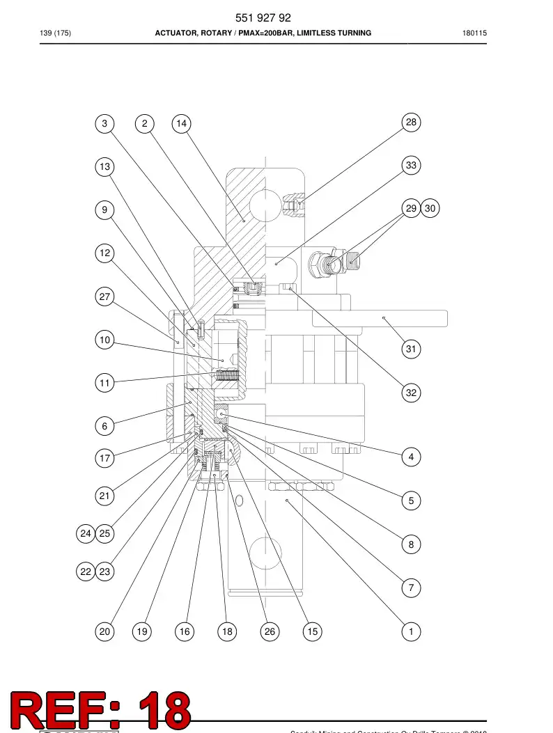 BG00564430a BG 005 644 30a Screw - Sandvik Technical Drawing