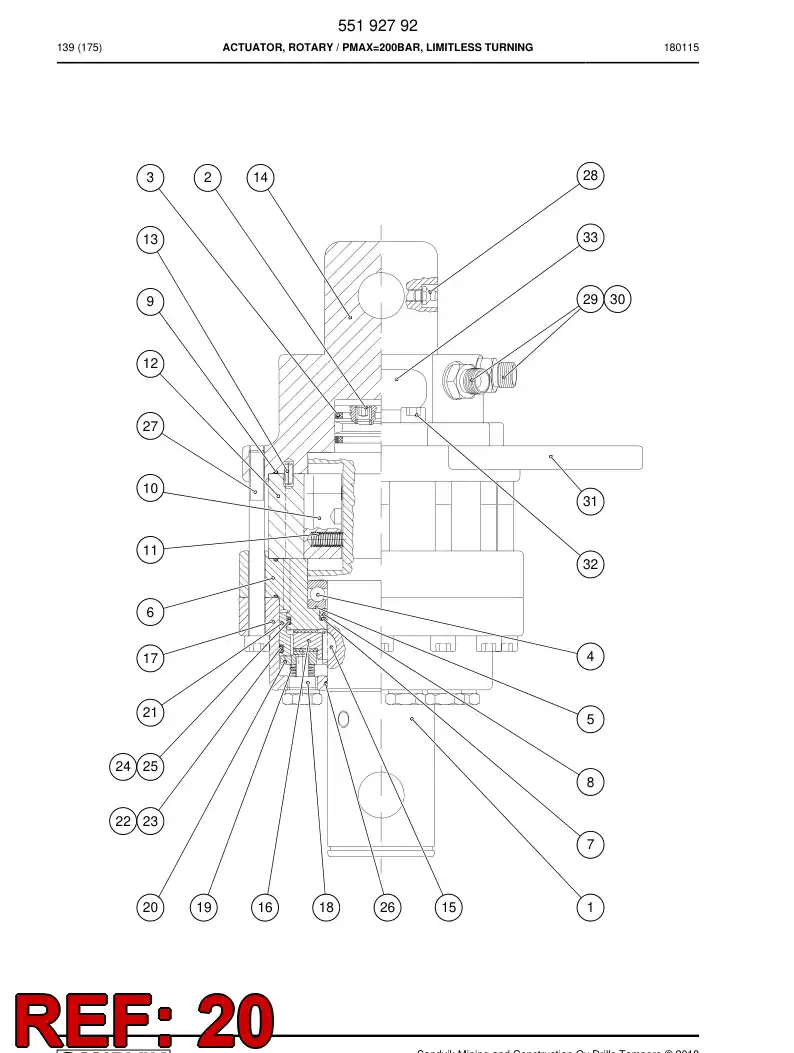 BG00564432a BG 005 644 32a Disc, Brake - Sandvik Technical Drawing