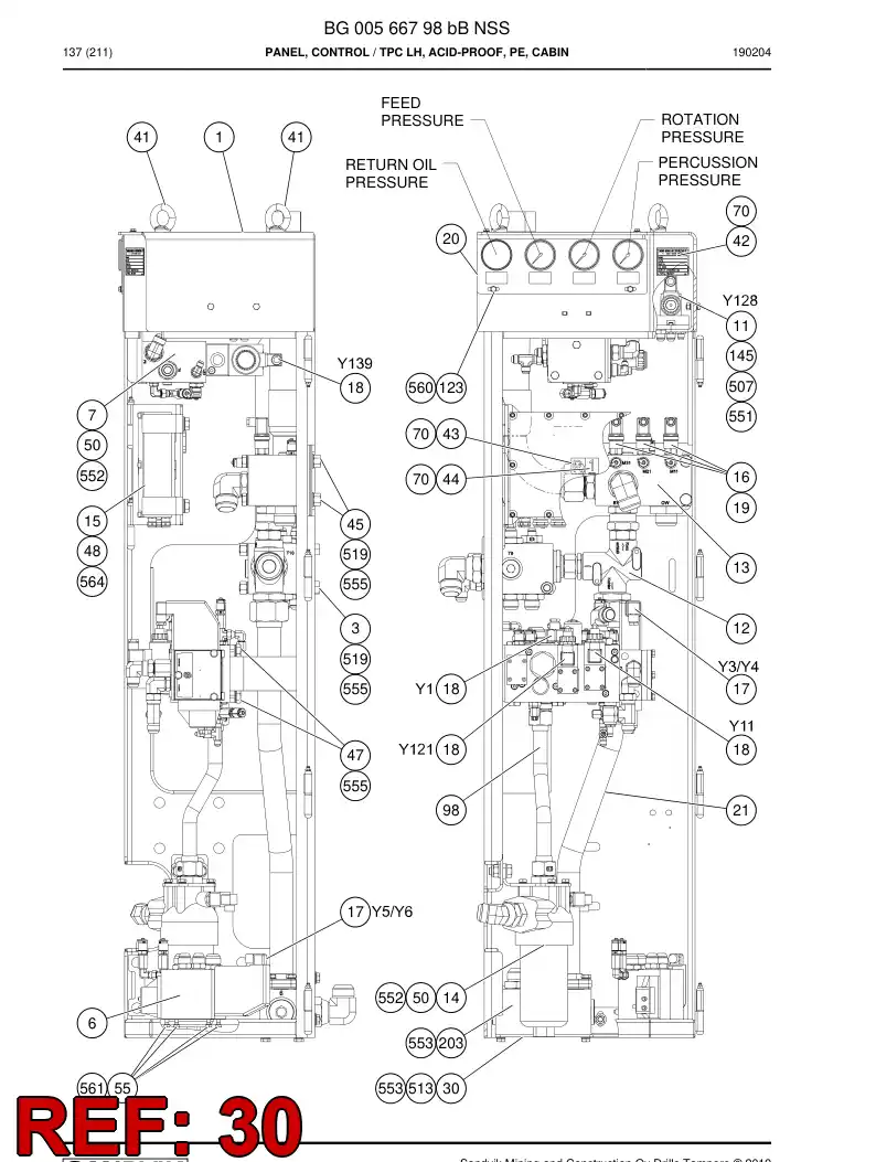 BG00566738a BG 005 667 38a Plate - Sandvik Technical Drawing