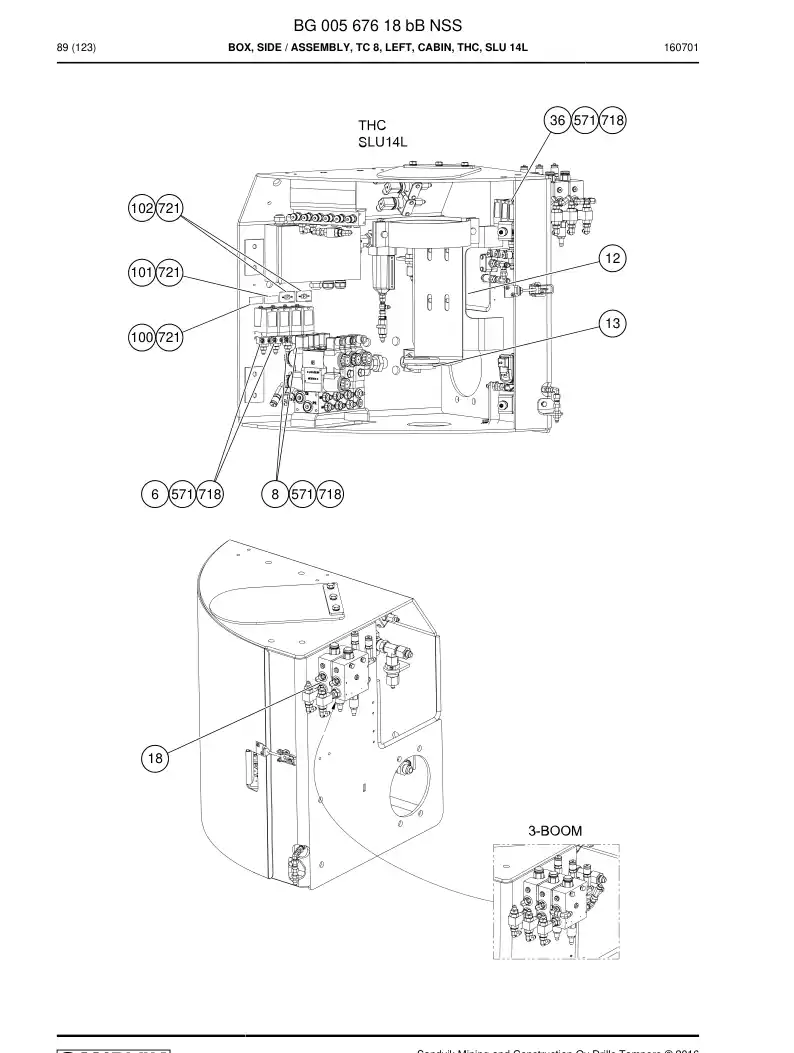 BG00567618b BG 005 676 18b Box, Side - Sandvik Technical Drawing