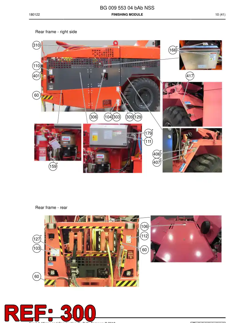 BG00570243d BG 005 702 43d Sign set - Sandvik Technical Drawing
