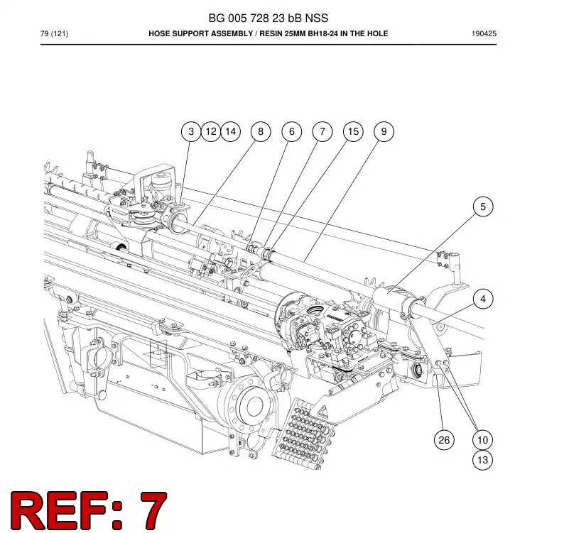 BG00570831a BG 005 708 31a Sleeve, Clamping - Sandvik Technical Drawing
