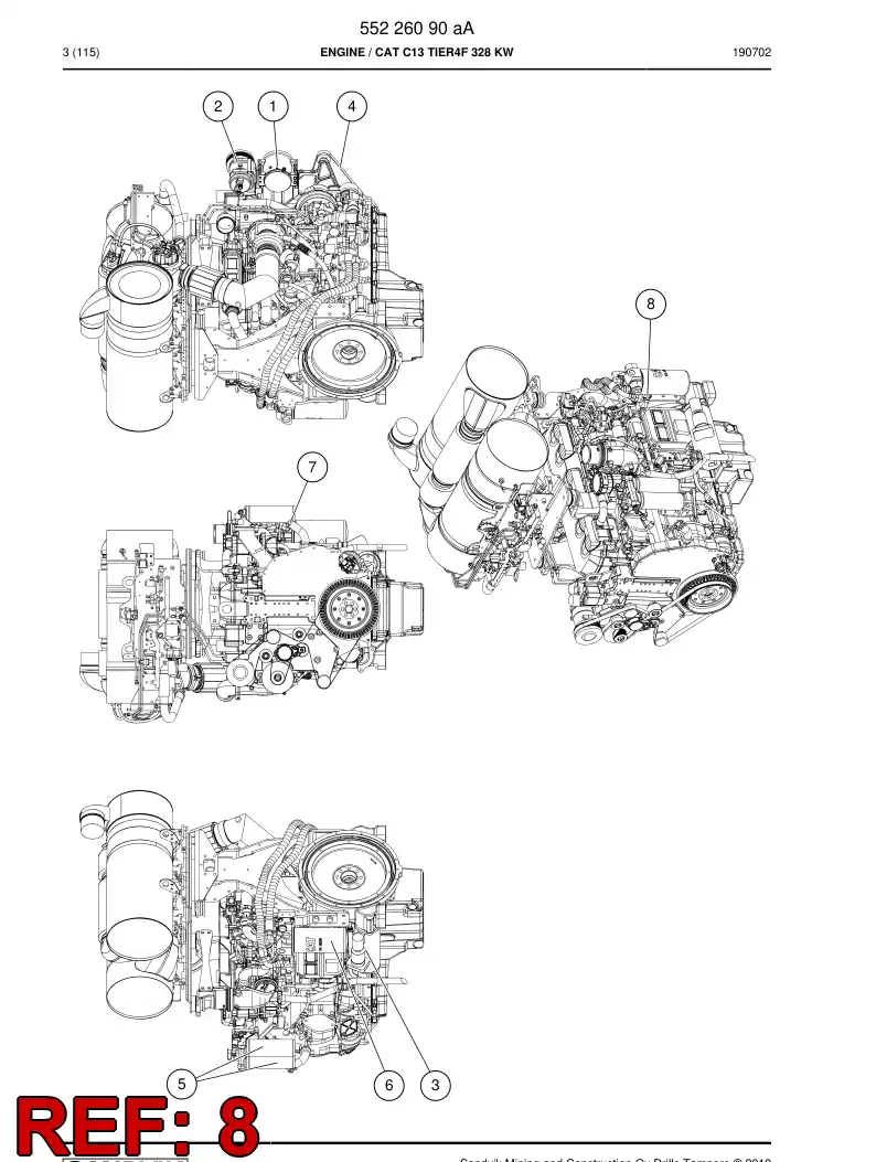 BG00576431a BG 005 764 31a Dipstick - Sandvik Technical Drawing