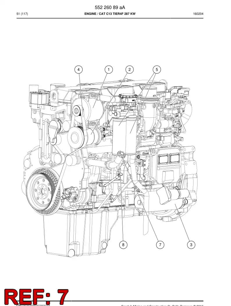 BG00576446a BG 005 764 46a Cap, Filling - Sandvik Technical Drawing