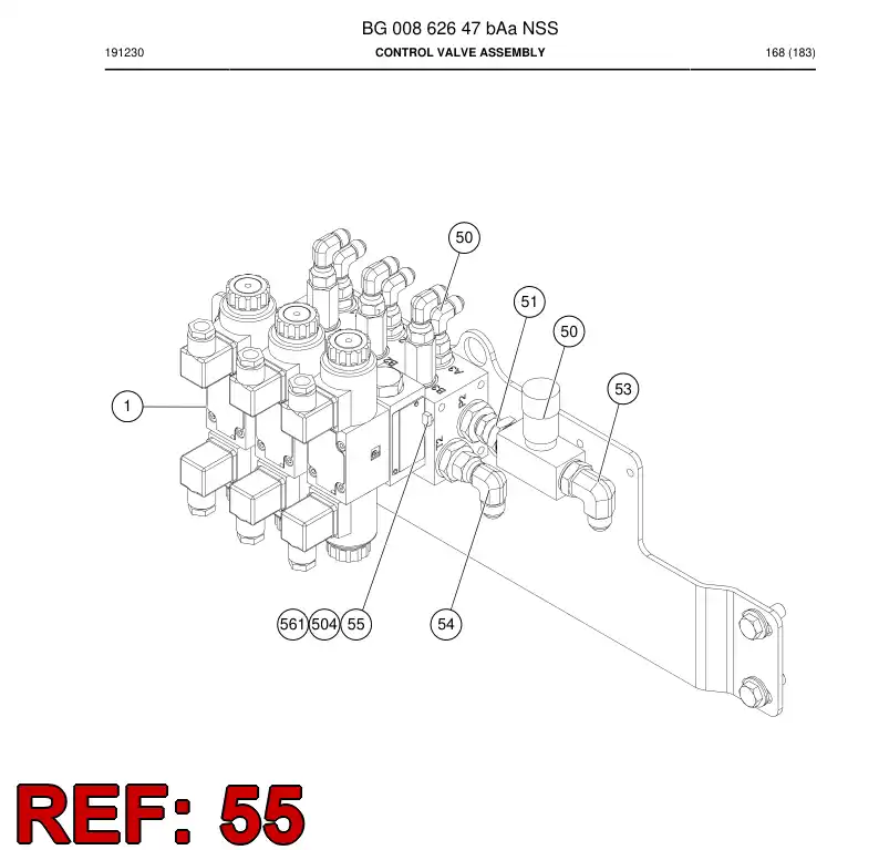 BG00576527b BG 005 765 27b Screw - Sandvik Technical Drawing